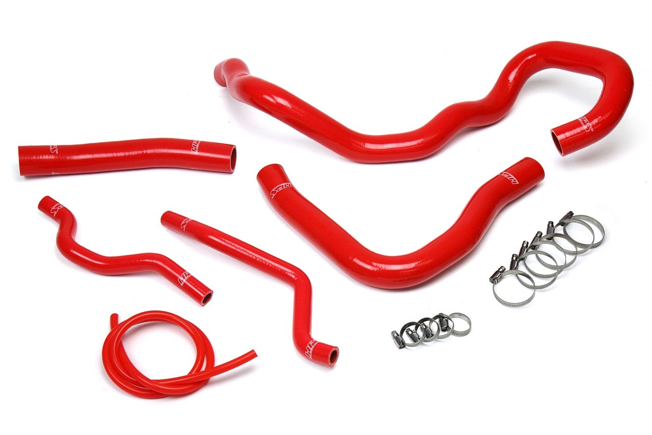 HPS Red Silicone Radiator+Heater Hose Kit Mitsubishi 08-17 Lancer 2.0/2.4L-Performance-BuildFastCar