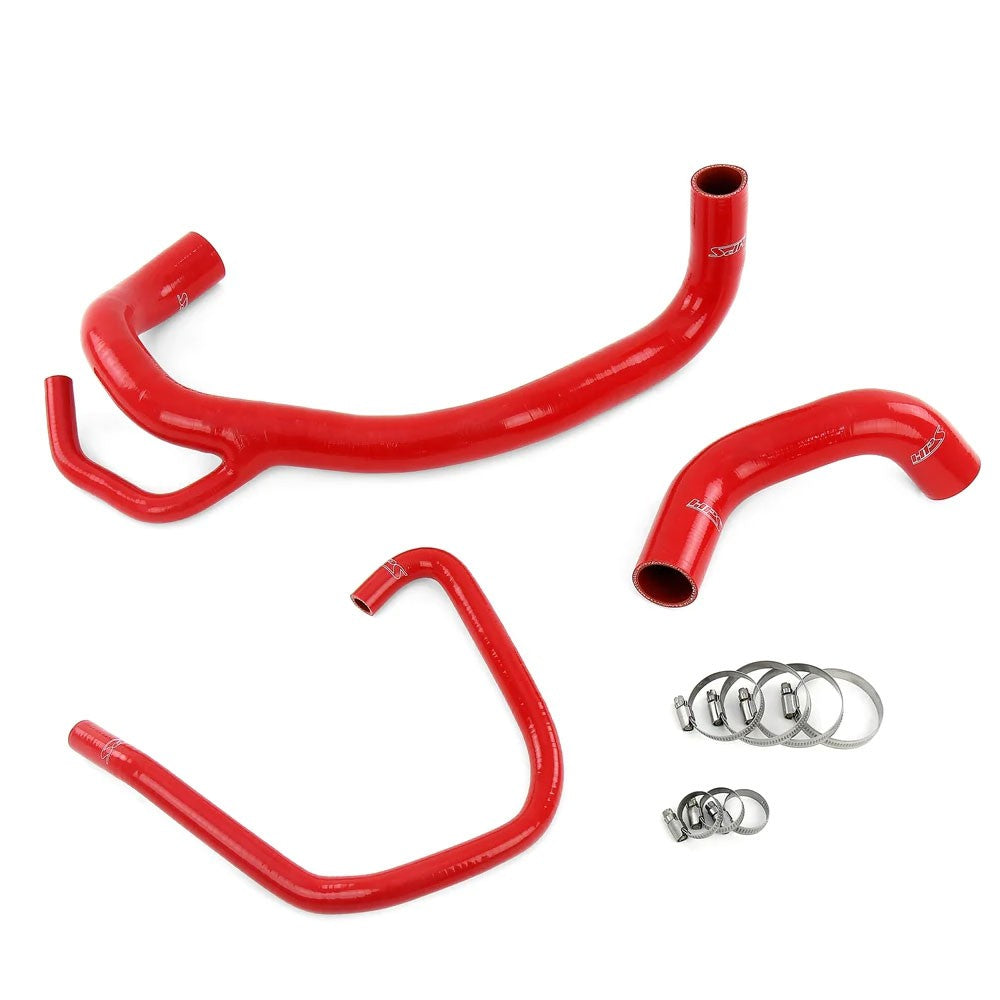 HPS Red 3-Ply Silicone Radiator Hose Coolant Kit 57-1616R-RED