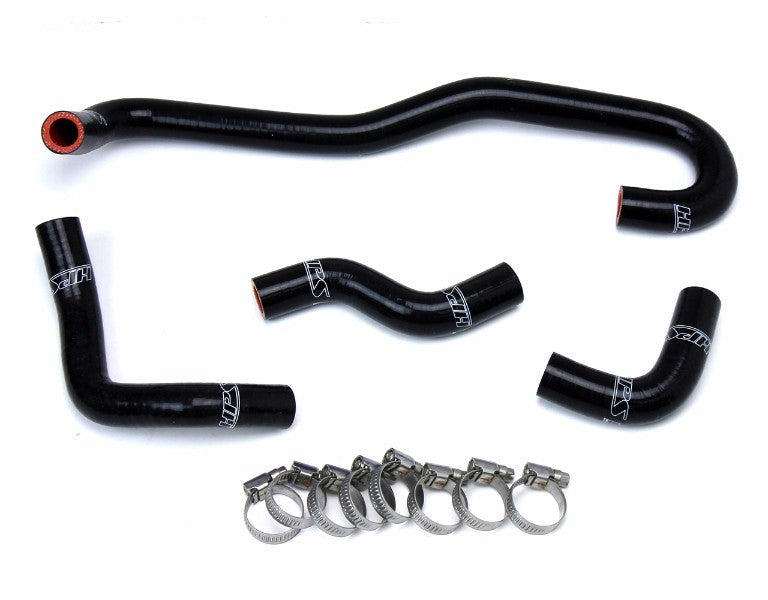 HPS Performance 57-1655-BLK Silicone Heater Coolant Hose Kit For 89-92 Toyota 4Runner / Pickup 3.0L V6 LHD