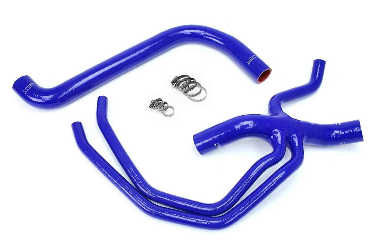 HPS Blue Silicone Radiator Hose Kit For 99-03 Ford F-150 Lightning Trim  5.4L V8