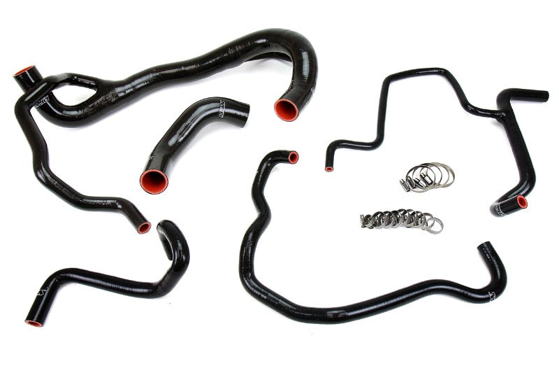 HPS Performance 57-1675-BLK Silicone Radiator/Heater Coolant Hose Kit For 15-23 Challenger/Charger SRT R/T 6.4L V8