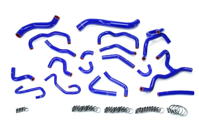 HPS Blue Silicone Radiator+Heater Hose Kit for 17-18 Land Cruiser/LX570 5.7L V8-Performance-BuildFastCar