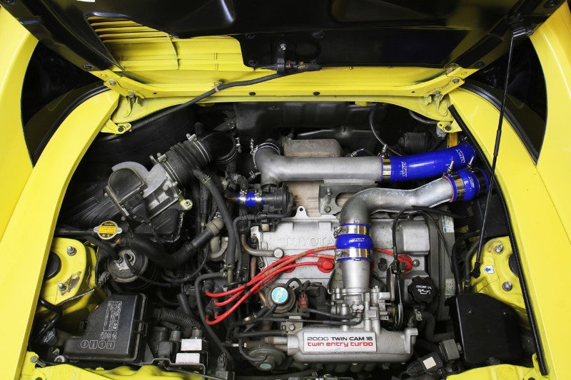 HPS Blue 3-Ply Silicone Intercooler Hose Kit For Toyota 91-95 MR2 2.0L Turbo-Performance-BuildFastCar