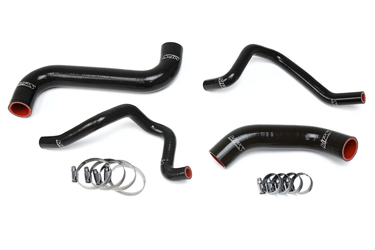 HPS Performance 57-1734-BLK Silicone Radiator/Heater Coolant Hose Kit For 06-07 Subaru Impreza 2.5L Non Turbo