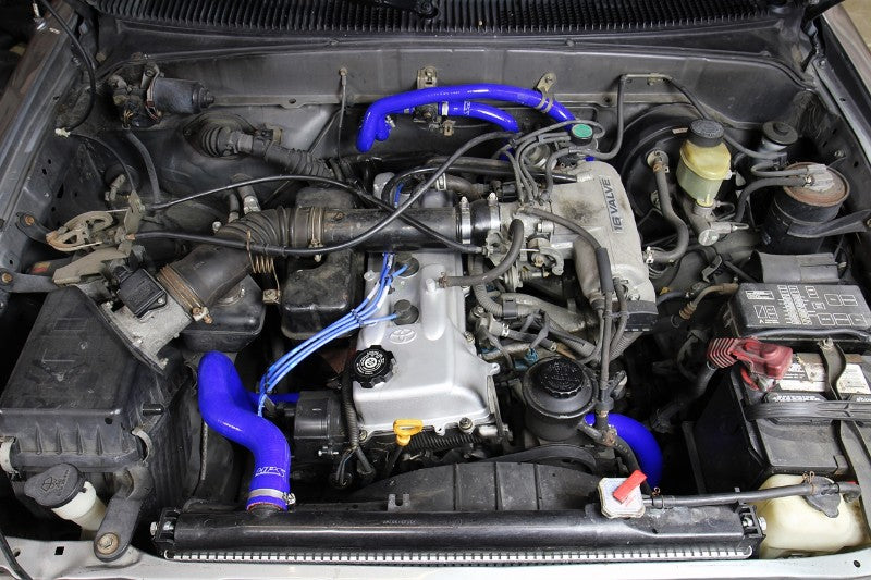 HPS Blue Silicone Radiator+Heater Hose Kit for 95-04 Toyota Tacoma 2.4L-Performance-BuildFastCar