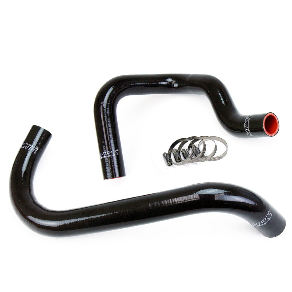HPS Performance 57-1746R-BLK Silicone Radiator Coolant Hose Kit For 95-04 Toyota Tacoma 2.4L 4Cyl