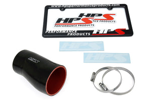 HPS Black Silicone Post MAF Air Intake Hose Kit for Honda 17-19 Civic Type R 2.0L Turbo-Air Intake Systems-BuildFastCar