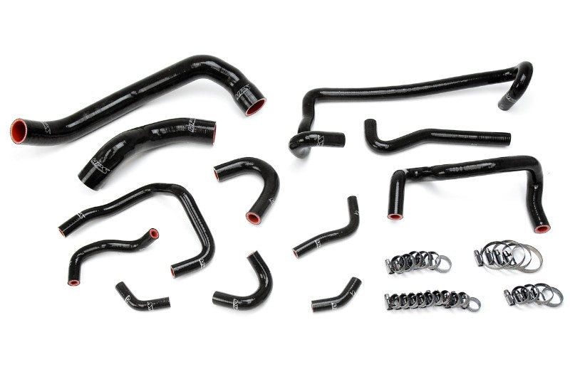 HPS Black Silicone Radiator+Heater Hose Kit for 89-94 Nissan Skyline GTR R32-Performance-BuildFastCar