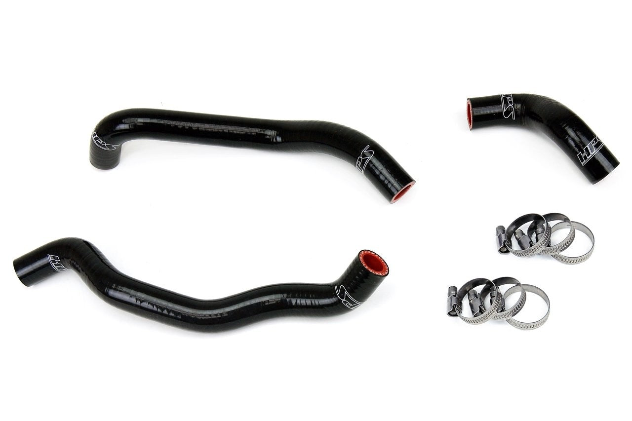 HPS Performance 57-1792H-BLK Silicone Heater Coolant Hose Kit For Infiniti 06-09 M35 3.5L V6