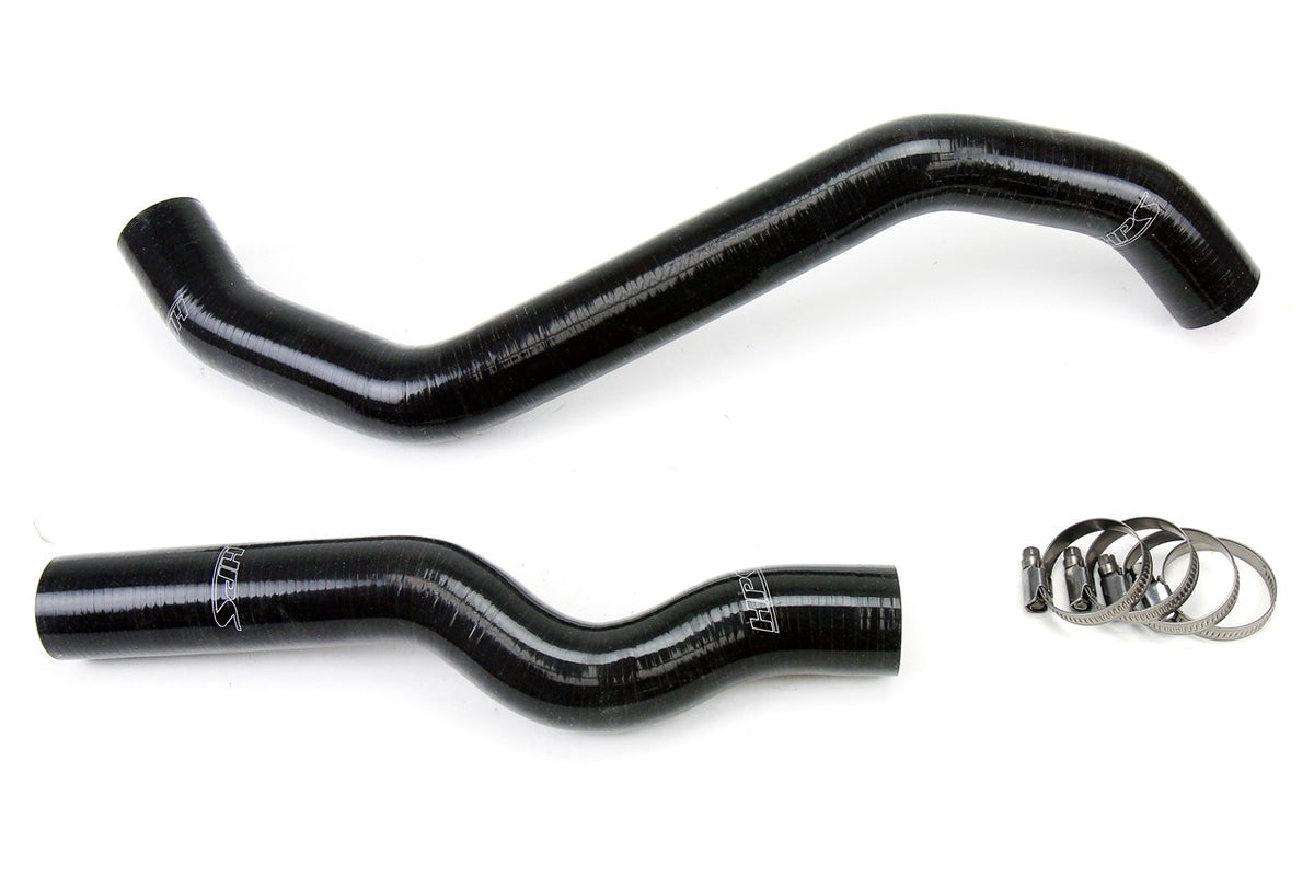 HPS Black Reinforced Silicone Radiator Hose Kit Coolant for Infiniti 06-09 M35 3.5L V6-Hose Kits-BuildFastCar