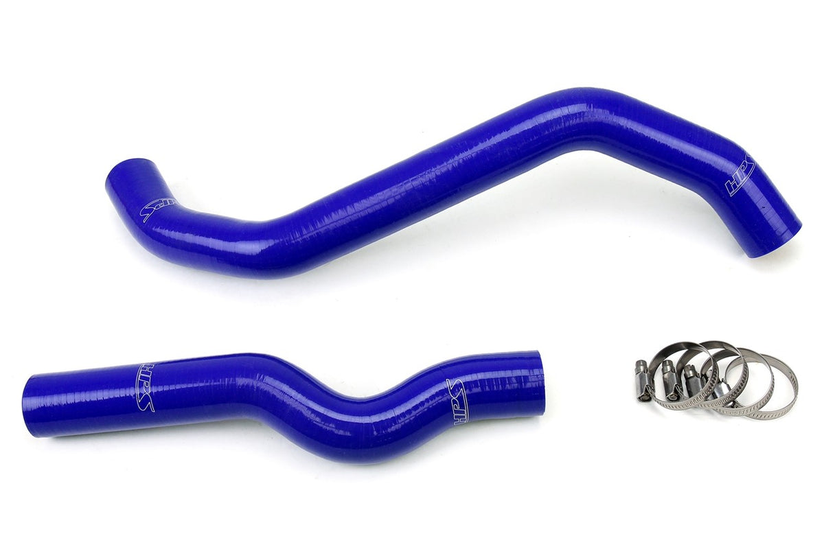 HPS Blue Reinforced Silicone Radiator Hose Kit Coolant for Infiniti 06-09 M35 3.5L V6-Hose Kits-BuildFastCar
