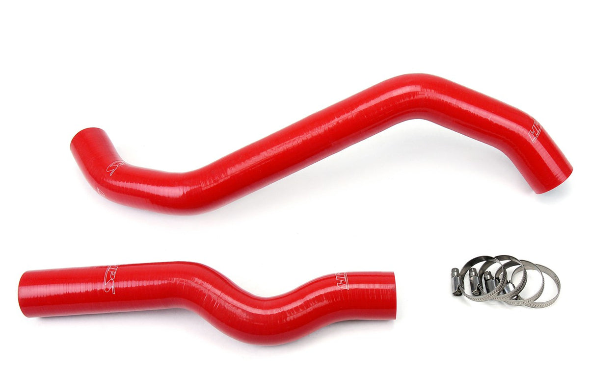 HPS Red Reinforced Silicone Radiator Hose Kit Coolant for Infiniti 06-09 M35 3.5L V6-Hose Kits-BuildFastCar