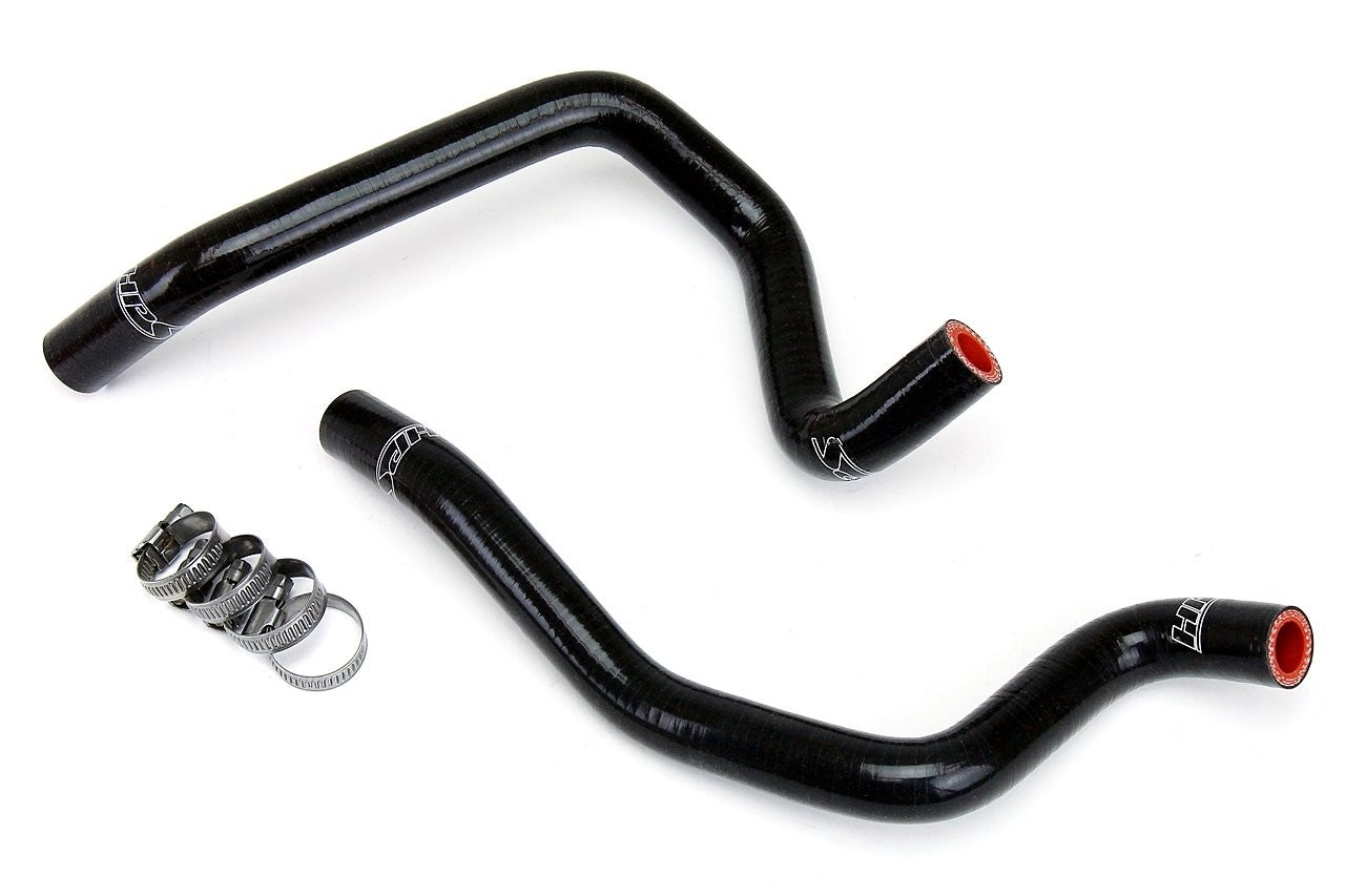 HPS Performance 57-1803-BLK Silicone Heater Coolant Hose Kit For 04 Subaru Impreza WRX 2.0L Turbo