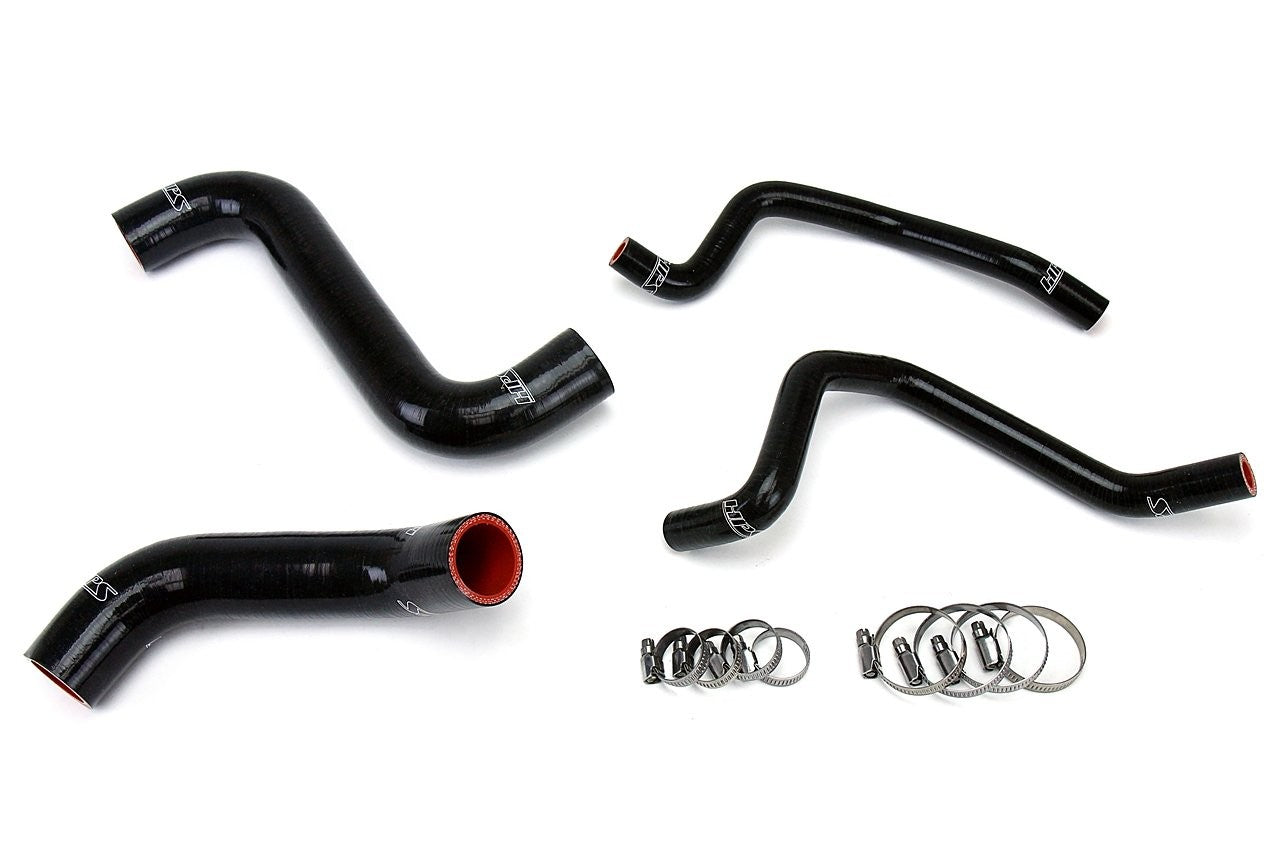 HPS Performance 57-1810-BLK Silicone Radiator/Heater Coolant Hose Kit For 04 Subaru Impreza WRX 2.0L Turbo