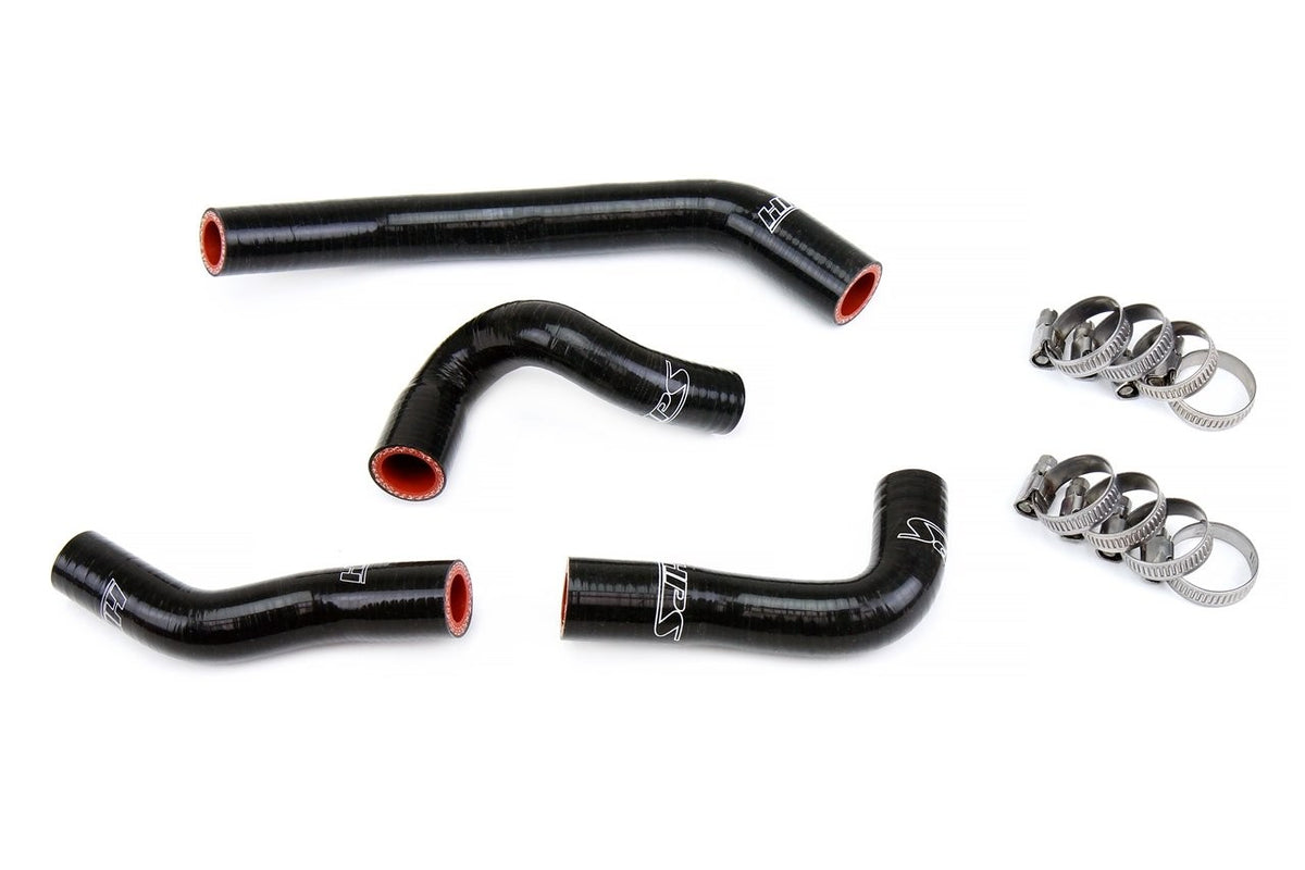 HPS Reinforced Silicone Black Radiator Hose Kit 15-18 KTM 390 Duke/RC 57-1825-BLK