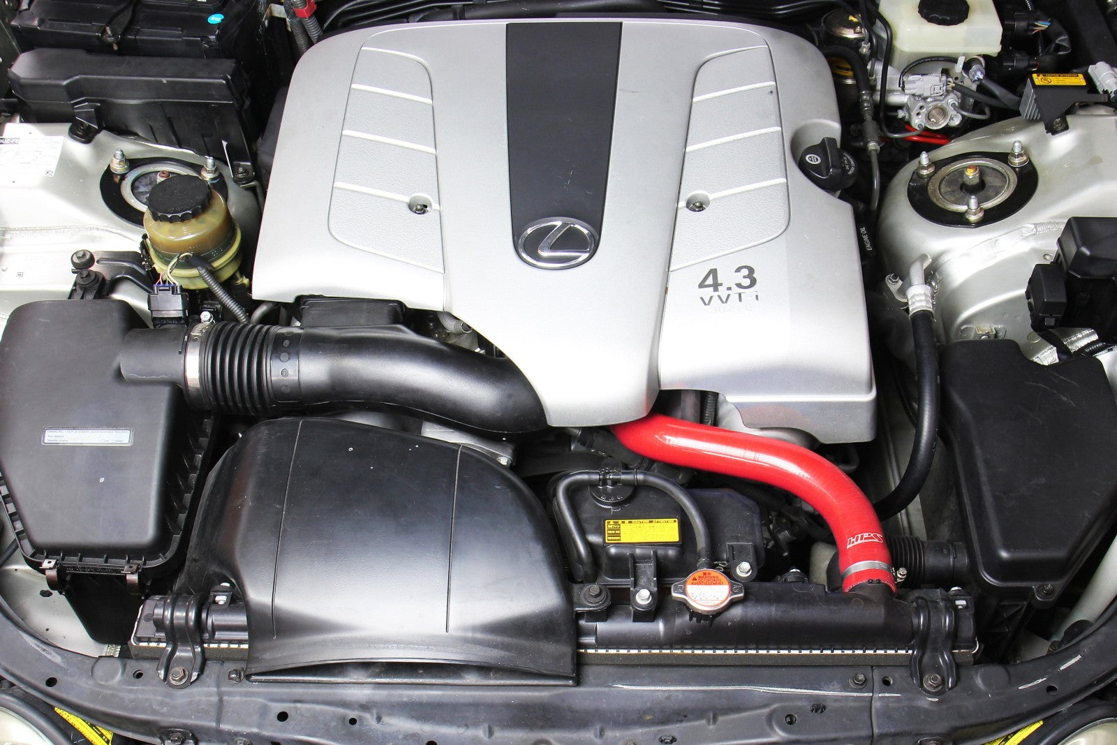 HPS Red 3-Ply Silicone Radiator Coolant Hose Kit For 01-05 Lexus GS430 / 02-10 SC430 4.3L V8