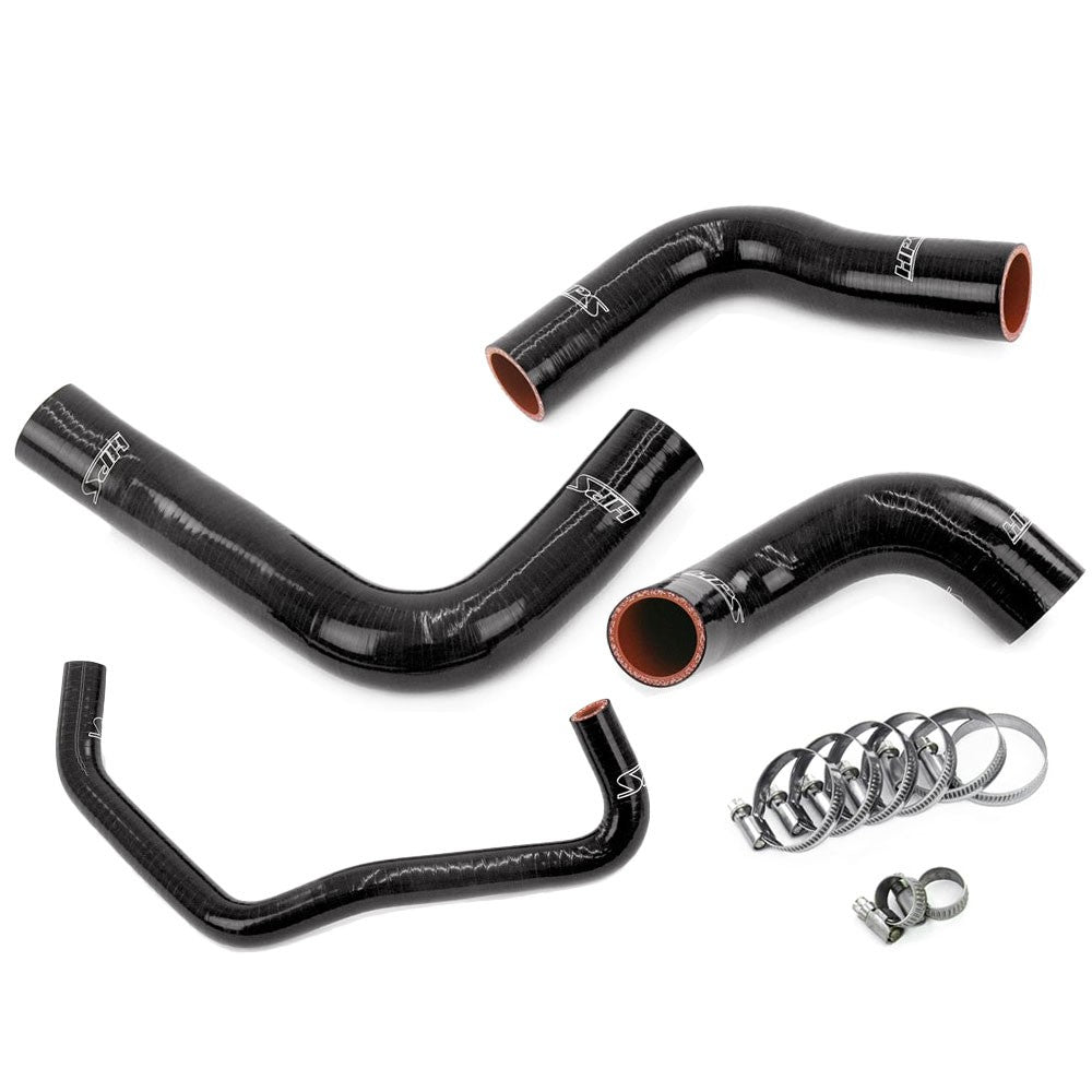 HPS Performance 57-1842-BLK Silicone Radiator Coolant Hose Kit For 16-20 Lexus GS350 / 18-25 RC300 / 18-25 RC350 3.5L V6