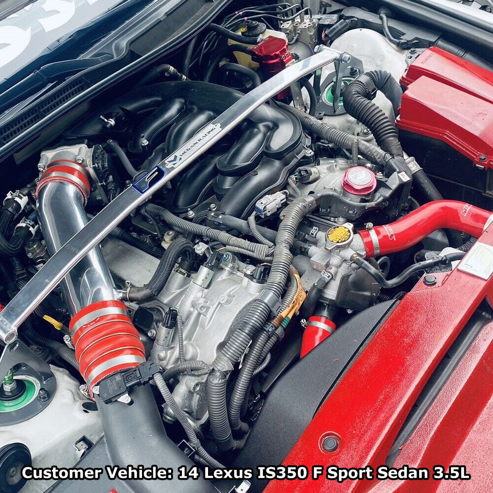 HPS® 57-1840-RED - Silicone Engine Coolant Radiator Hose Kit