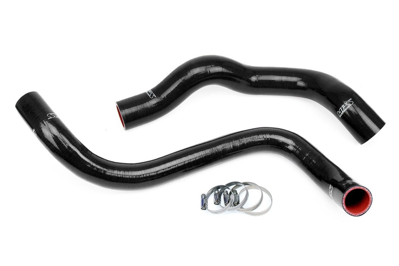HPS Performance 57-1903-BLK Silicone Radiator Coolant Hose Kit For 99-04 Ford Mustang 3.8L V6