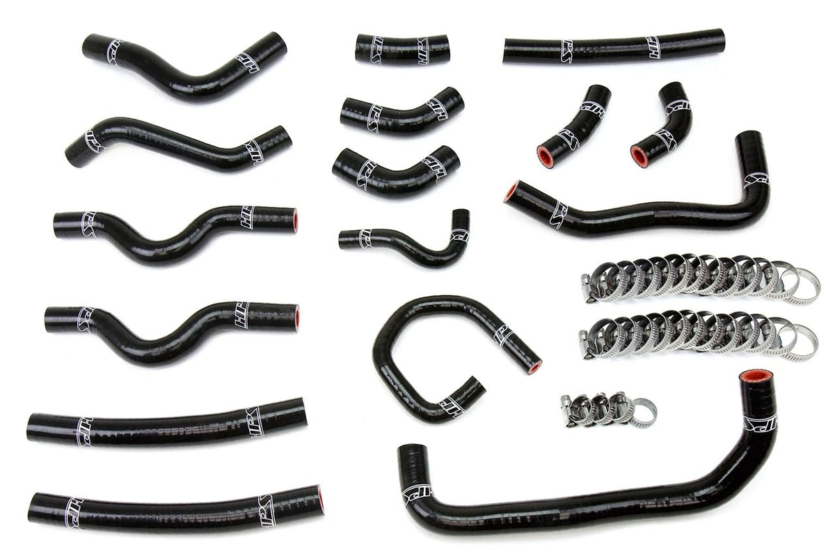 HPS Black Silicone Heater Hose Kit 98-02 LX470/Land Cruiser J100 57-1913-BLK