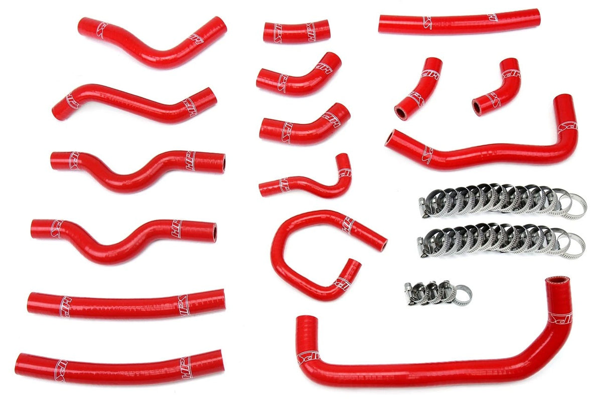 HPS Red Silicone Heater Hose Kit 98-02 LX470/Land Cruiser V8 J100 57-1913-RED