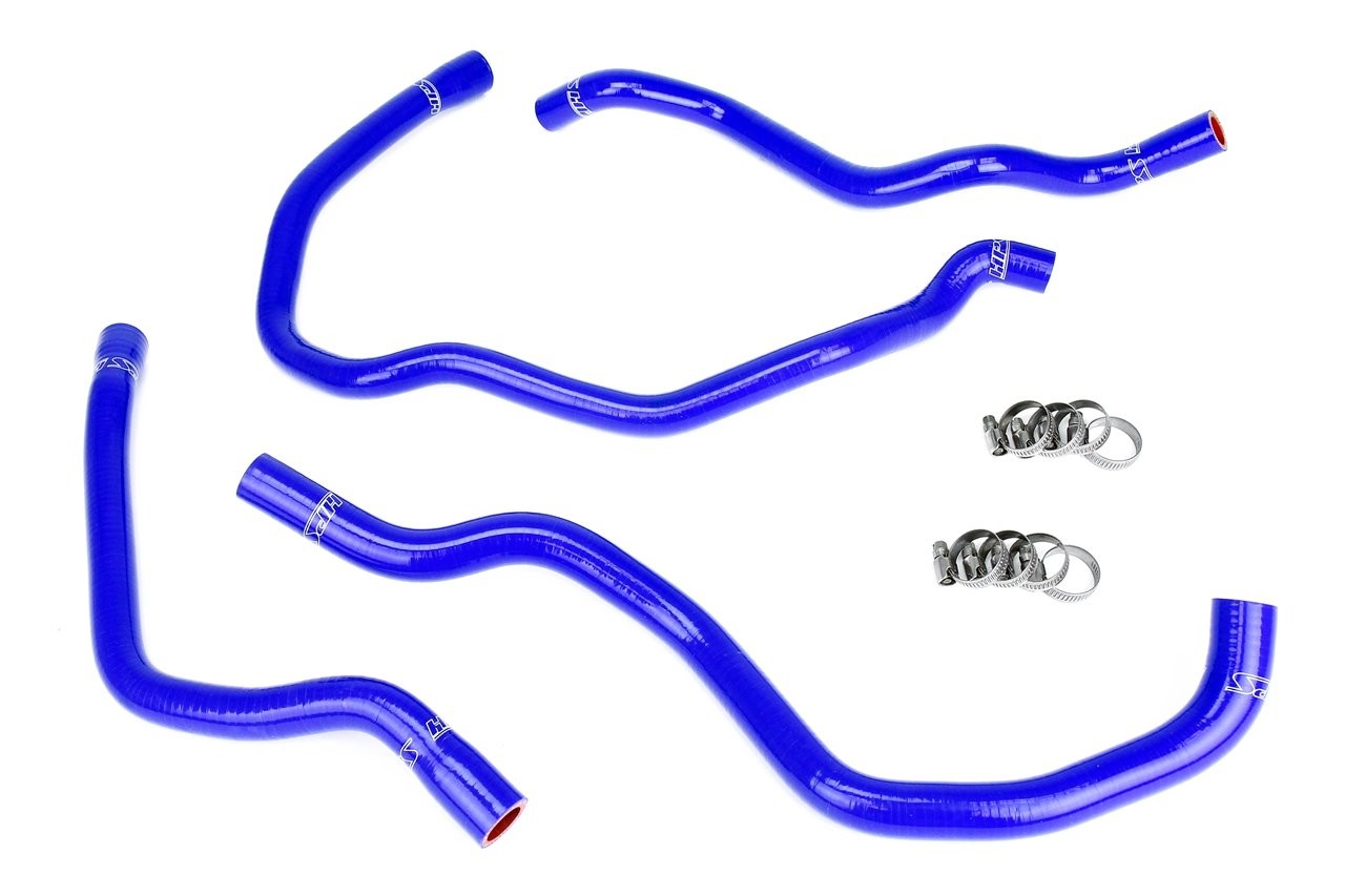 HPS Silicone Blue Heater Hose Kit BMW E46 3-Series M52TU/M54 57-1937-BLUE