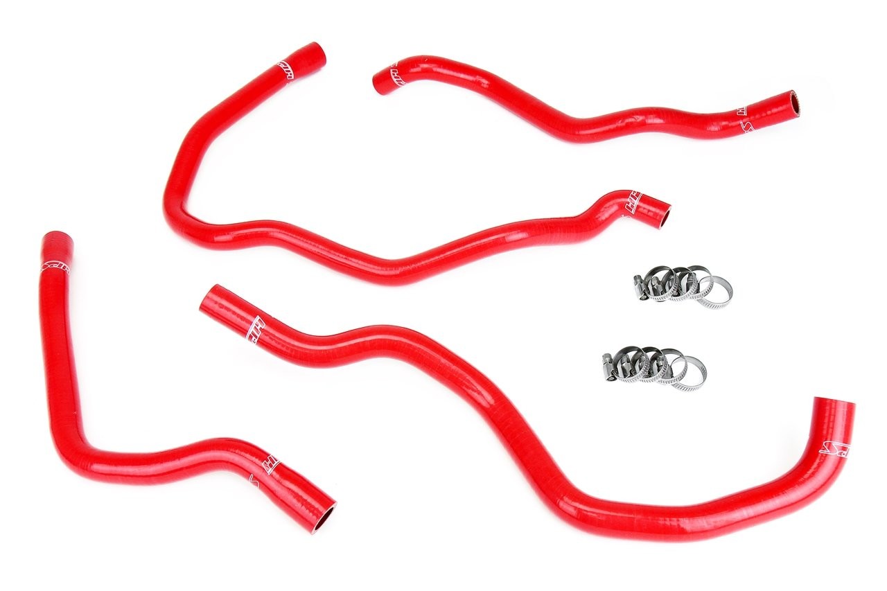 HPS Red 3-Ply Radiator/Heater Coolant Hose Kit For 00-06 BMW 323/325/328/330 E46