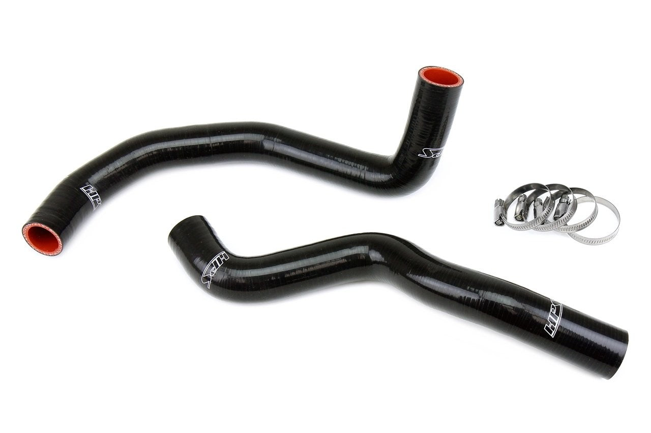 HPS Performance 57-1967-BLK Silicone Radiator Coolant Hose Kit For 12-14 Audi A6 / A6 Quattro 2.0L Turbo C7