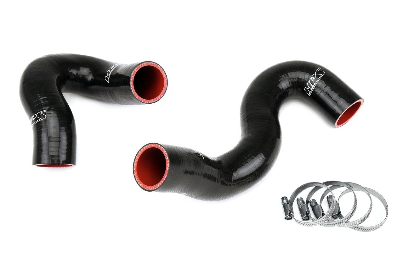 HPS Performance 57-1968-BLK Silicone Radiator Coolant Hose Kit For 12-14 Audi A6 / A7 Quattro 3.0L Turbo C7
