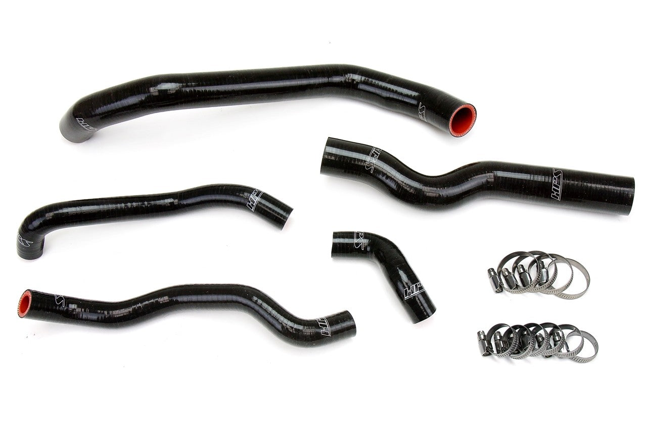 HPS Performance 57-1973-BLK Silicone Radiator/Heater Coolant Hose Kit For 06-09 Infiniti M35 3.5L V6