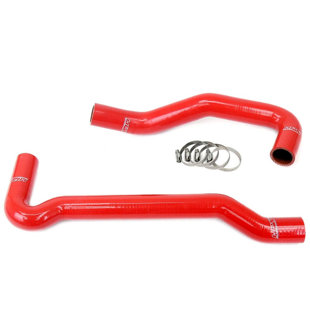 HPS Red 3-Ply Radiator Hose Kit 240SX S13 S14 S15 2JZ-GTE VVT-i Swap 57-1988-RED