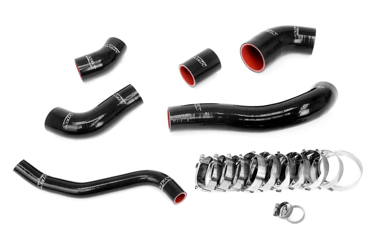 HPS Performance 57-2003-BLK Silicone Intercooler Hose Boots Kit For 19+ Hyundai Veloster JS 1.6L Turbo