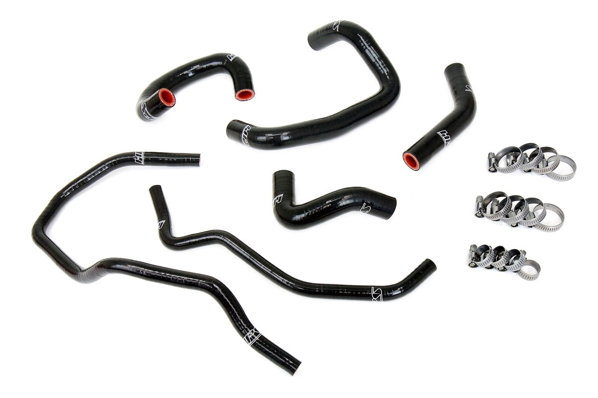 HPS Black Silicone Heater Hose Kit for 1993-1998 Toyota Supra 3.0L Non Turbo