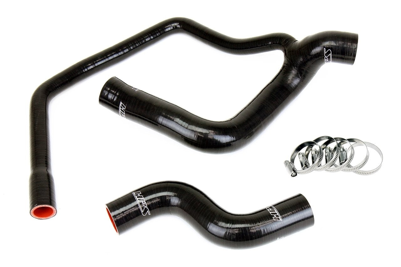 HPS Performance 57-2032-BLK Silicone Radiator Coolant Hose Kit For 86-91 Benz 300SDL 350SD 350SDL Diesel Turbo