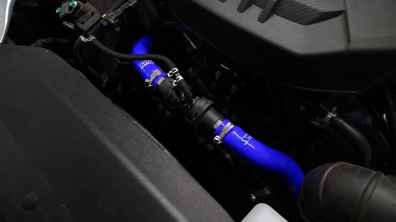 HPS Blue Silicone Breather Hose Kit for 2018-2022 Kia Stinger 3.3L V6 Twin Turbo