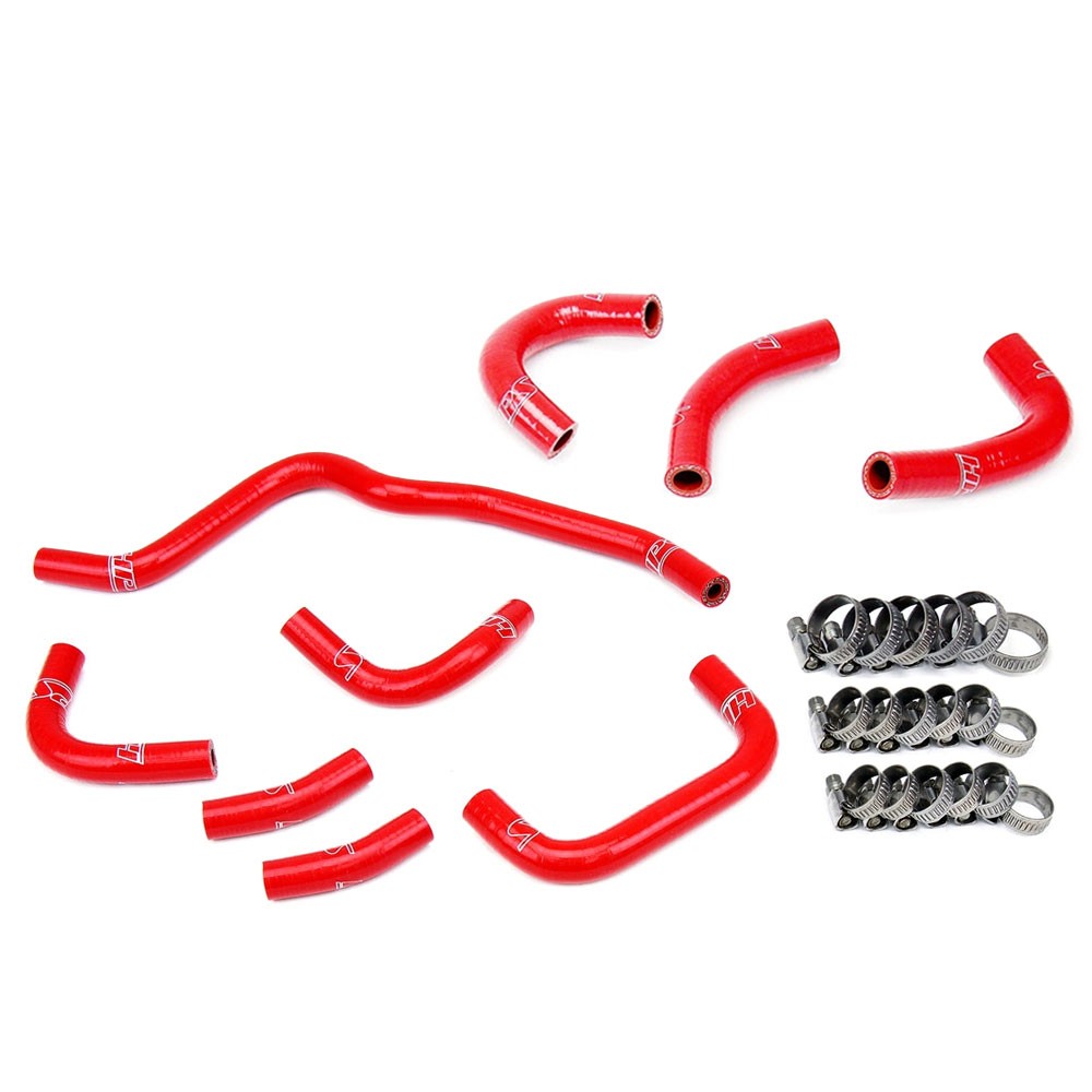 HPS Red Oil Cooler+Throttle Body Hose kit 00-05 S2000 2.0L F20C AP1 57-2079-RED