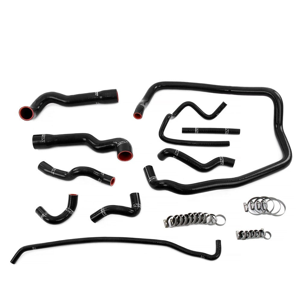 HPS Performance 57-2088-BLK Silicone Radiator/Heater/Throttle Body/Expansion Tank Coolant Hose Kit For 96-99 BMW 323/328 M52 E36
