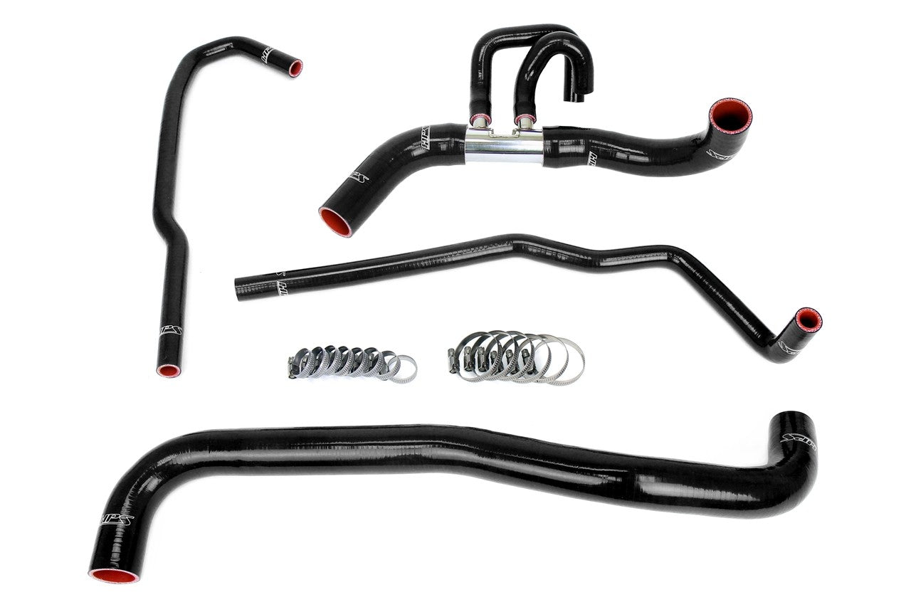 HPS Performance 57-2090-BLK Silicone Radiator Coolant Hose Kit For 11-14 Ford F150 6.2L V8
