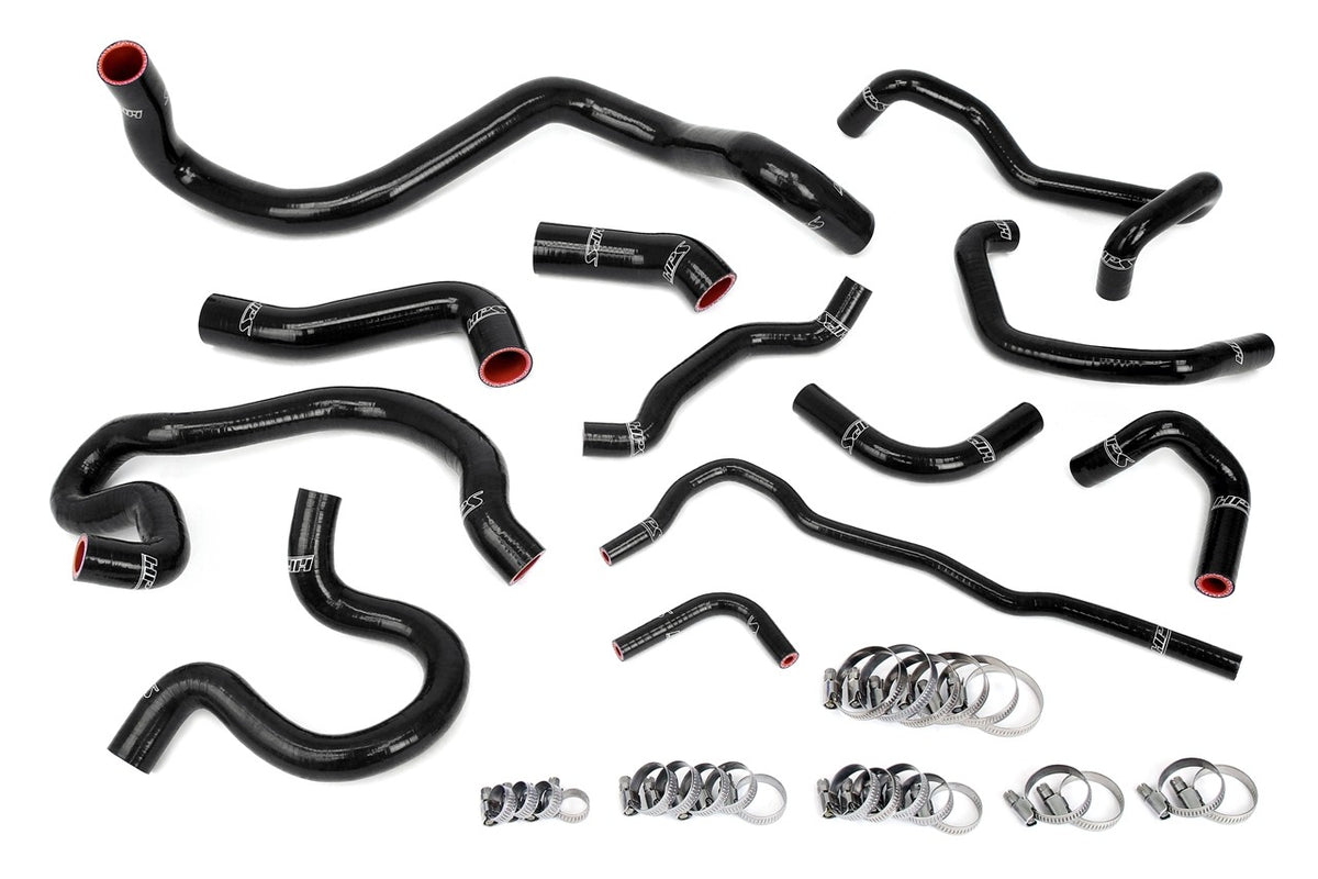 HPS Black Silicone Radiator + Heater Hose Kit for 1999-2006 Volkswagen Golf GTI 1.8T Turbo Manual Trans