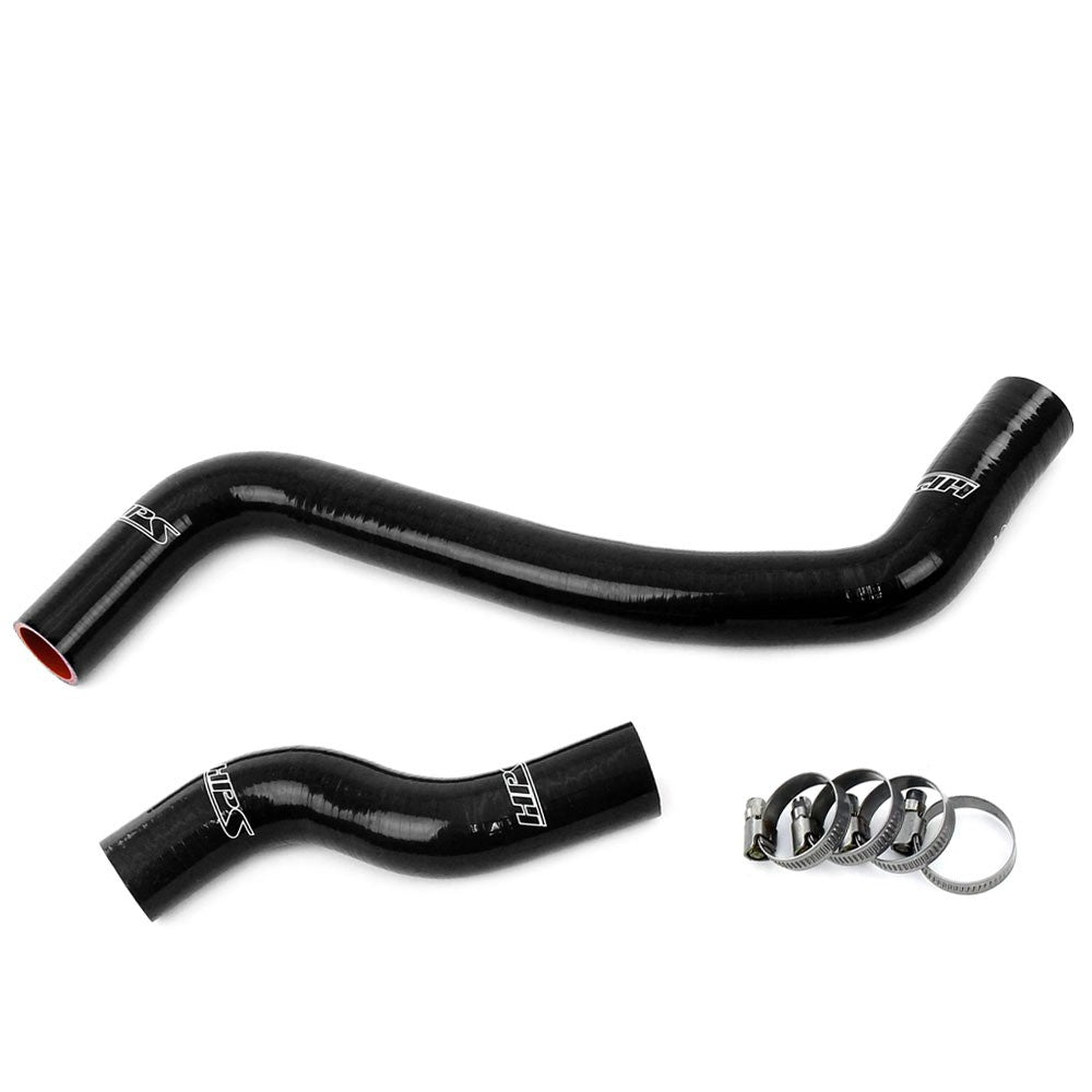 HPS Performance 57-2124-BLK Silicone Radiator Coolant Hose Kit For 93-97 Toyota Corolla 1.6L