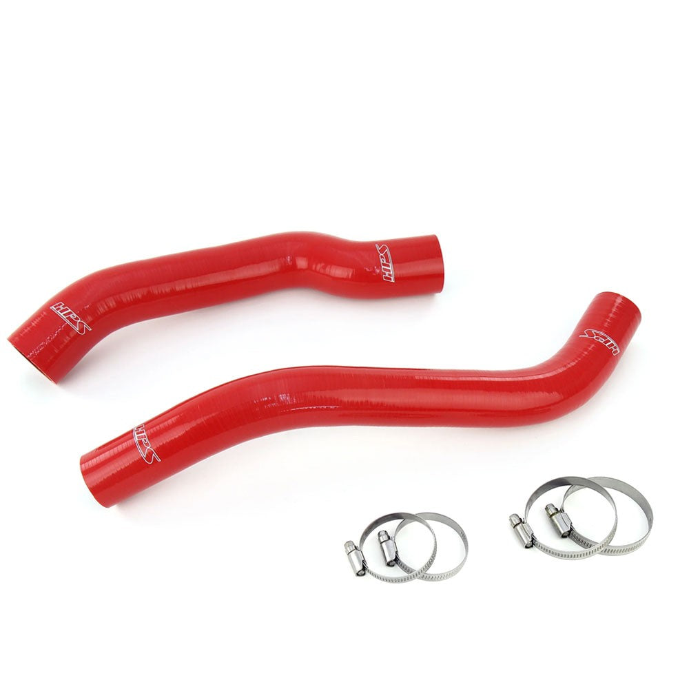 HPS Red 3-Ply Silicone Radiator Hose Coolant Kit 57-2130-RED BuildFastCar