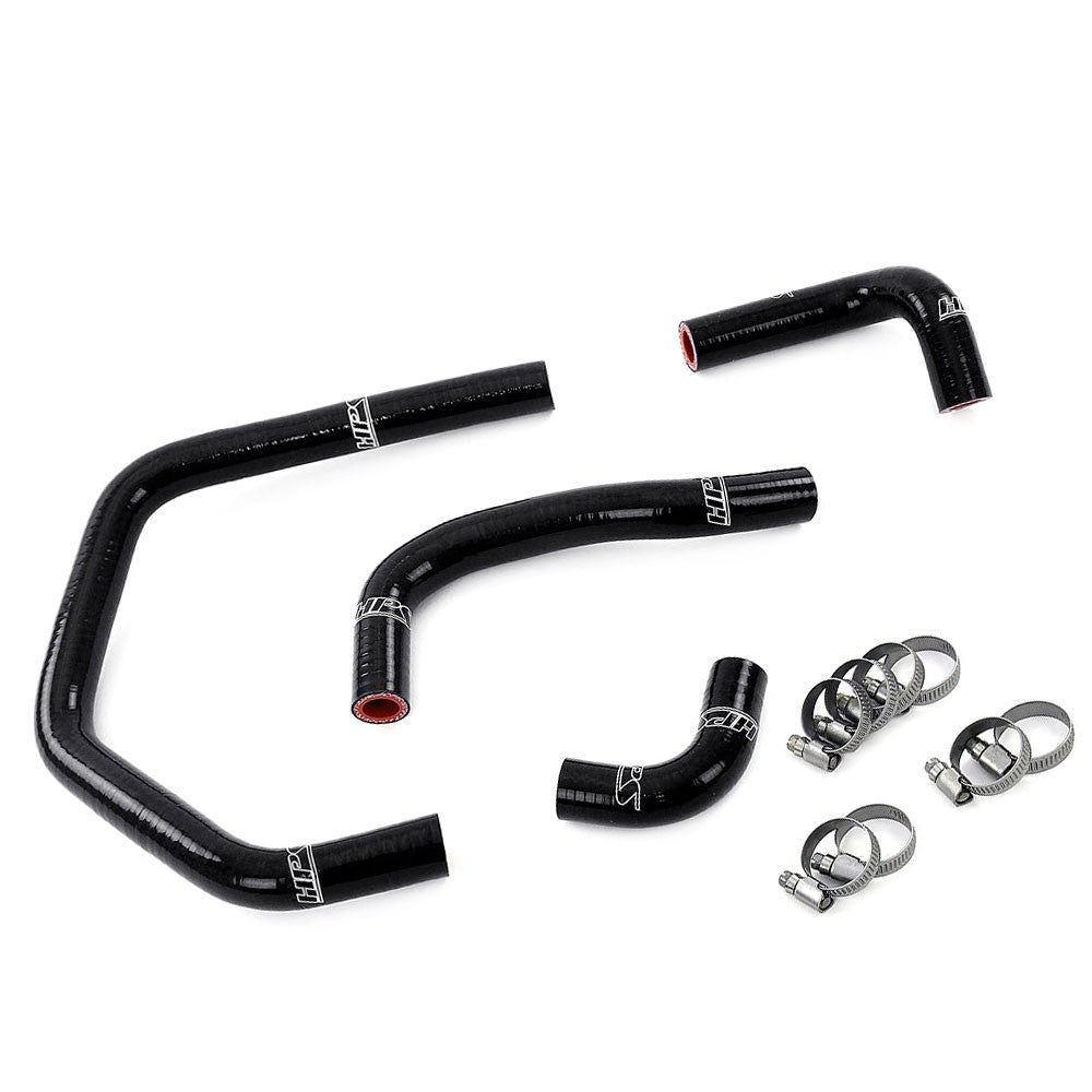HPS Performance 57-2145-BLK Silicone Heater Coolant Hose Kit For 93-02 Toyota Supra RHD 3.0L Non Turbo 2JZ-GE