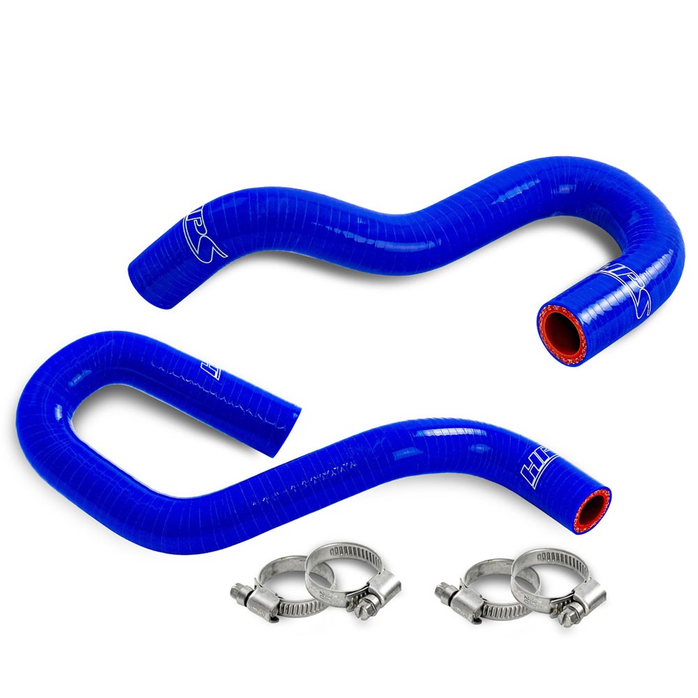 Reinforced Silicone Coupler and Clamp Kit, 2.5 - Blue