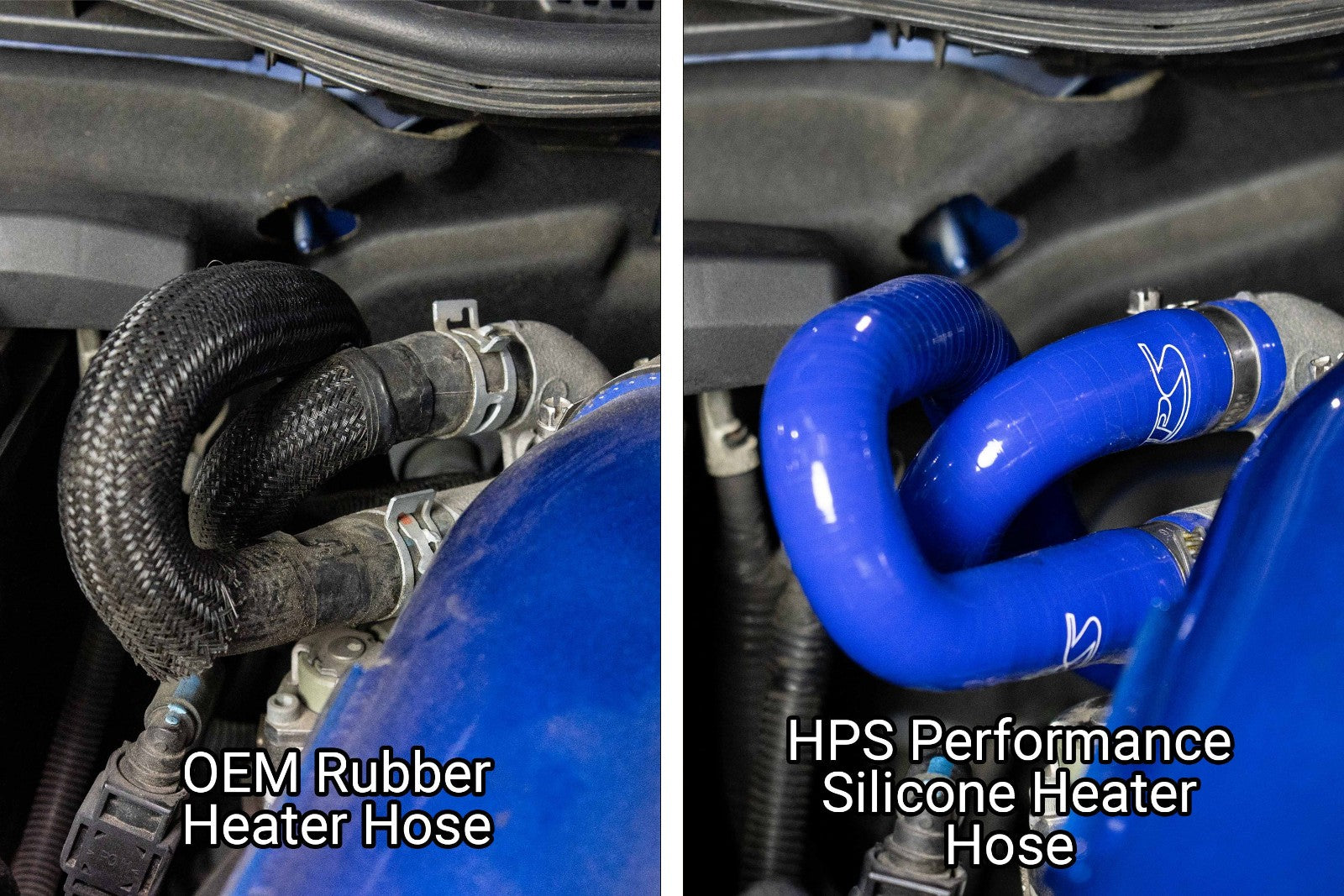HPS Reinforced Silicone Heater Hose Kit, Lexus 2007-2017 IS350 3.5L V6, 57-2183 Blue