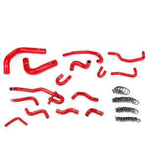 HPS Red 3-Ply Silicone Radiator & Heater Hose Kit 57-2191-RED 57-2191-RED