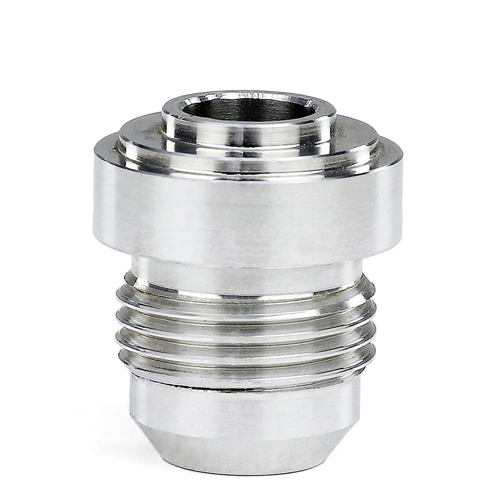 Straight -6AN Flare Male to 1/8NPT Pipe Adapter Fitting 6 AN Bare Aluminum