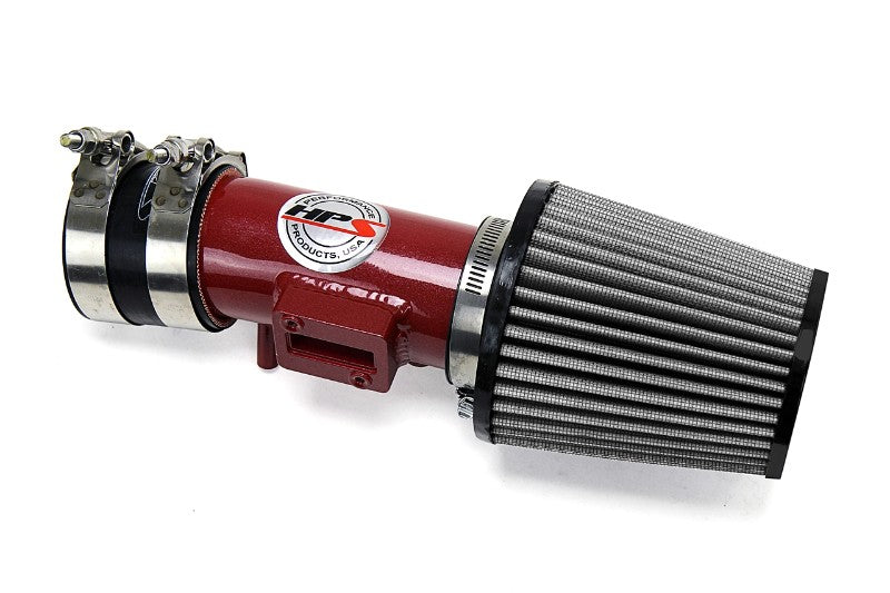 HPS Red Shortram Air Intake Kit with Filter For 09-13 Honda Fit 1.5L-Air Intake Systems-BuildFastCar-827-102R