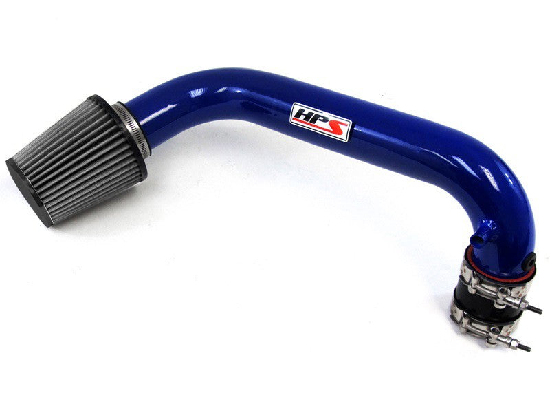 HPS Performance Blue Shortram Air Intake for 2001-2005 Honda Civic DX EX LX VI 1.7L-Air Intake Systems-BuildFastCar-827-104BL-1