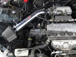 HPS Polish Shortram Air Intake Kit with Filter For 96-00 Honda Civic EX HX Si-Air Intake Systems-BuildFastCar-827-113P