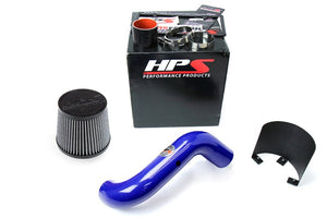 HPS Blue Shortram Air Intake Kit+Heatshield with Filter For 02-06 Acura RSX Type-S 2.0L-Air Intake Systems-BuildFastCar-827-121BL-1